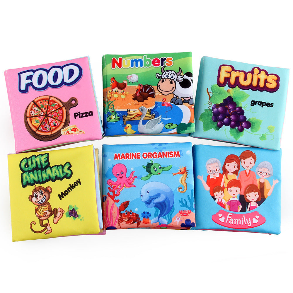Cloth Books Soft Baby Sound Books Early Learning Educational Toys